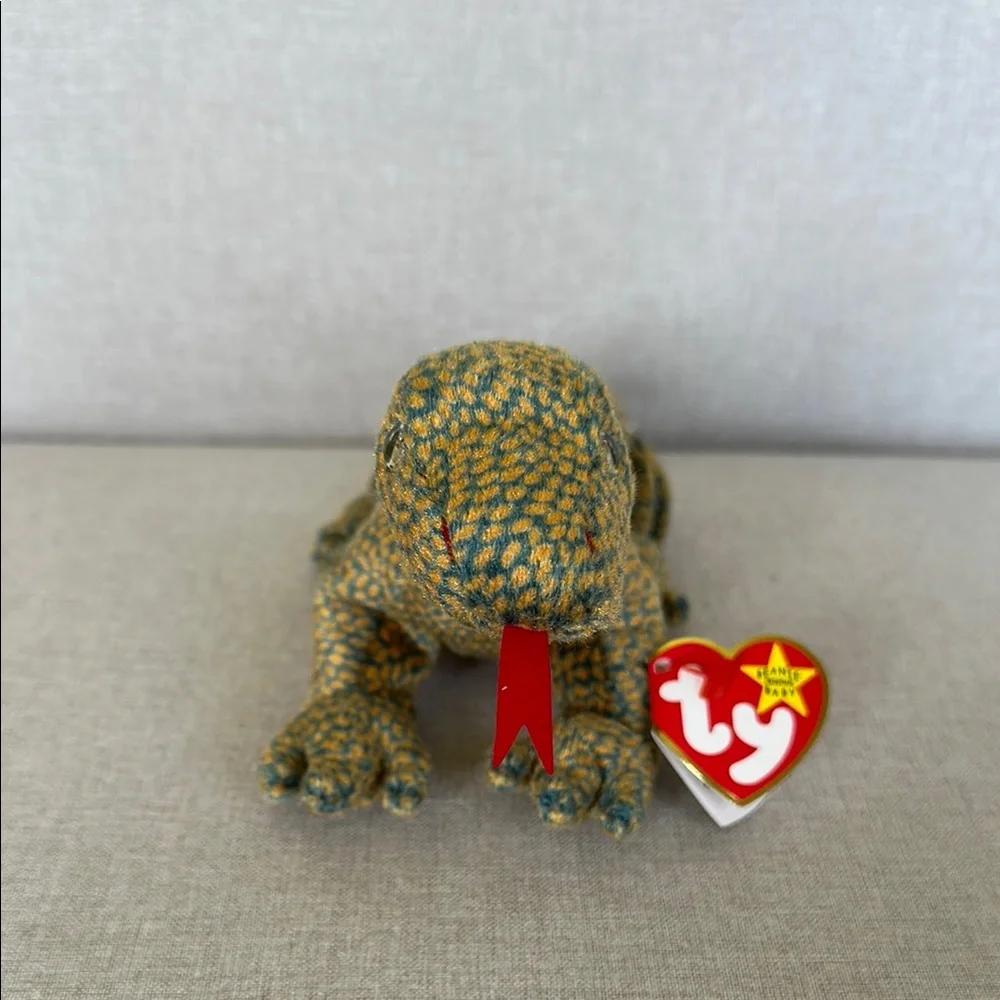 Ty Original Beanie Baby Scaly the Lizard 1999 Plush